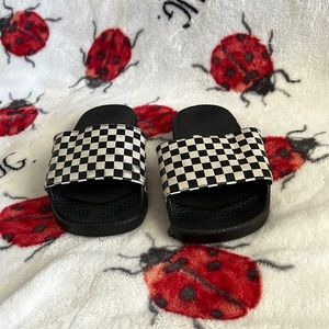 Vans Checkered Sandals size 1